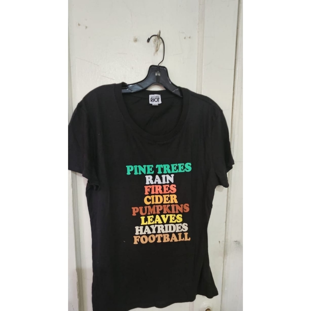 Sub_Urban Riot Black Tee with Vibrant Text